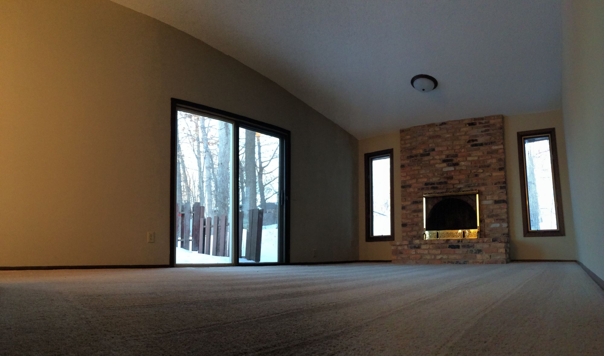 Image of remodelled living room with fireplace in Prior Lake Minnesota